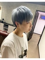 ラポードヘアークラフト(RAPPORD hair craft)&nbsp;ブルーシルバーショート