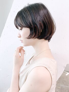 アルバム 新宿(ALBUM SHINJUKU) シンプルショート_マッシュショートフェザーバング_28750