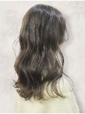ふんわりカールヘルシースタイルルーズヘアショコラアッシュ