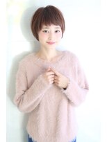 オーロ 西大寺店(ORO)&nbsp;オン眉バングのフェザーショート