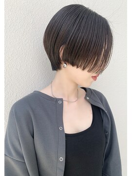 モリオ フロム ロンドン サッポロファクトリー店(morio FROM LONDON) 【morio札幌】札幌ショート　大人かわいい黒髪ハンサムショート