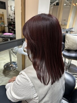 ジルコ ZiRCO イルミナ髪質改善カラー×ピンク