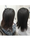【極艶縮毛矯正プレミアコース】@仙田