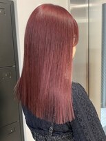 ベレーザシェルト(Beleza scelto)&nbsp;4429ニュアンスカラーカシスレッドヘルシースタイルぱっつん前髪