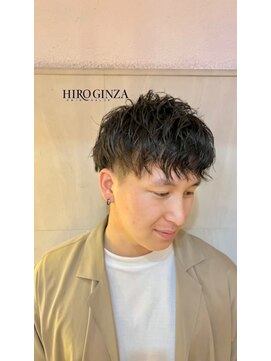 ヒロギンザ 青山店(HIRO GINZA) 波巻き/ハイライト/マッシュパーマ/ウルフ/フェード/束感