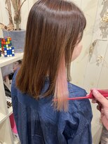 ラピッツヘアデザイン(la Pitt's hair design) イヤリングカラーピンク