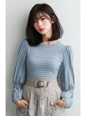★小顔似合わせカットイメチェンハッシュカットフルバング