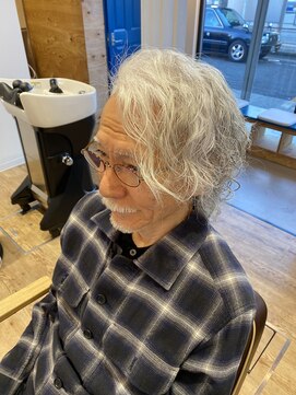 アメラボ 平針店(AmeLab) 50代/60代/70代/イケオジ/スパイラルパーマ/ダンディー