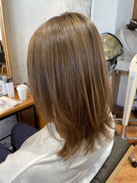 ヘアーショップ エヌアンドエー 越谷店(hair shop N&A) うる艶美髪ストレート×髪質改善ケア#15 ハイライト/ハイトーン