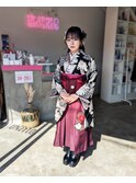 卒業式2024袴2