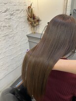 ラム(L'am)&nbsp;艶髪/ケラチントリートメント/髪質改善/グレージュ/透明感カラー