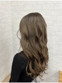 【iikanji hair】スーパーロング×アッシュベージュ