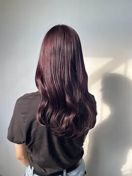 ヘアースパリゾート リアン 燕三条店(Lien) ボルドー ロング