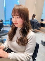 ガリカ 横浜(Gallica) 愛されレイヤースタイルにとろけるミルクティーベージュカラー