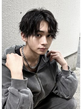 ネクストハラジュク(NEXT HARAJUKU) 【曲がる縮毛矯正】フェザーパーマスペインカールブルーブラック