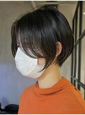 太白区大人ミディアムボブミディアムパーマ顔周りレイヤーボブ