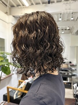 ラレイ ハラジュク(Lalei harajuku) 【白石】レディーススパイラルボブパーマウェーブヘア原宿学割