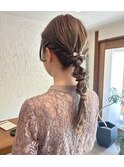 編みおろしアレンジ