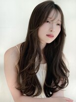 ザックラフィネ(ZACC raffine)&nbsp;アッシュブラウン/レイヤーカット/ウェーブスタイル