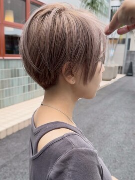 シャロン(SHARON) 【SHARON】レディースショート×ピンクベージュ