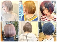 スパイス SPYSの雰囲気(ショート/ショートボブ/ダブルカラー/白髪ぼかし/札幌/大通り)