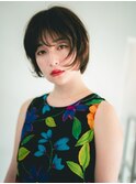 大人カワイイ 小顔 ニュアンスボブ　3