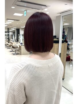 ケンジ 平塚ラスカ店(KENJE) ボルドーカラー/暖色カラー/ブリーチなし/平塚【相原美紅】