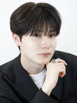 メンズシースルーマッシュショート毛流れニュアンスパーマ