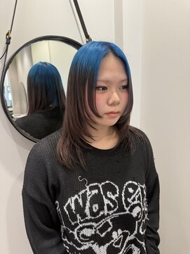 ルーツカラー　Blue×brown