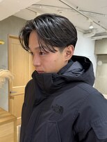 ローレン(LOREN)&nbsp;ベリーショート/ダークアッシュ/ニュアンスパーマ/韓国マッシュ