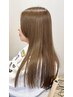 ＜女性スタイリスト指名＞カット+ケアカラー+３stepトリートメント￥11500～
