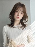 顔周りレイヤー×ナチュラル垢抜けミディ