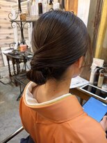 オートゥール(hair room Auteur)&nbsp;卒業式袴着付け大人上品アレンジ