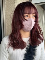フィルム(FiLMs)&nbsp;透明感ローズブラウン/顔まわりカット/レイヤーカット