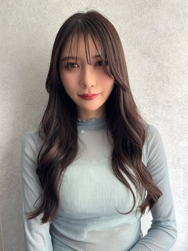 フィガロ ウメダ(FIGARO UMEDA) ロングレイヤー/30代/マロンベージュ/ナチュラルベージュ