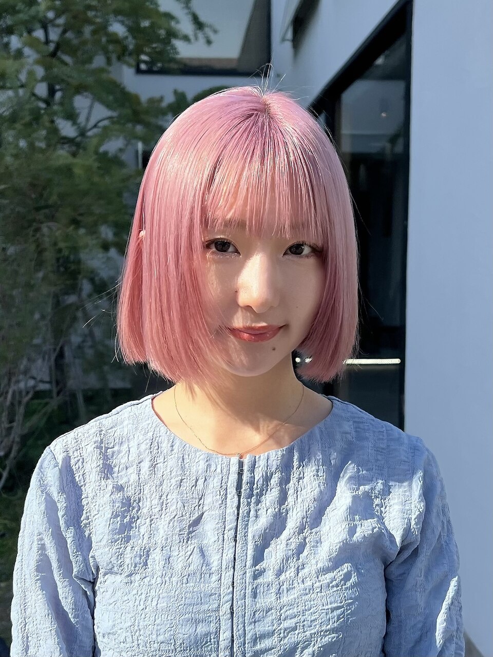 ピンクベージュ/イメチェンヘアスタイル/ピンクヘア/ボブ：L276931142