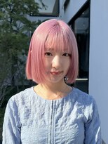インチェルシー(in chelsea)&nbsp;ピンクベージュ/イメチェンヘアスタイル/ピンクヘア/ボブ