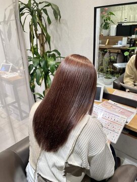 ウルバイサナンド(ULu by Sanando) ピンクブラウン×髪質改善トリートメント