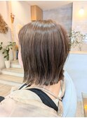 小林/夏向けぱつっとボブ