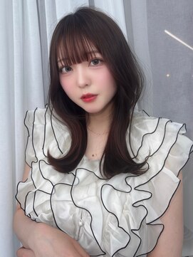 モナザスカイ 栄(MONA the SKY) 【MONA】くびれレイヤー/ミディアムレイヤー/ヘーゼルベージュ