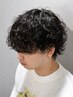 【新規限定】men'sカット+波巻きパーマ ¥10500