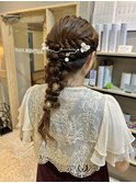 仙台ヘアセット/編みおろしヘア