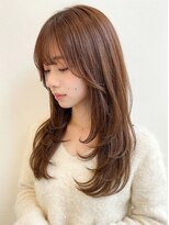 ウィールール 札幌店(WE RULE)&nbsp;透明感カラーレイヤーロング20代30代艶カラー小顔カット夏カラー