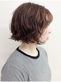 【morio松戸 石山】大人可愛いミニボブパーマゆるふわボブパーマ