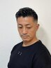 【メンズカット＋アイロンパーマ(部分)】※直毛で髪が立つ/膨らむ悩みを解消