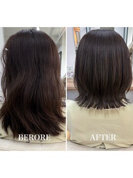 ヘアーアートシフォン 池袋西口店(Hair art chiffon) ハッシュカット/グレージュ/デザインカラー/白髪ぼかし/縮毛矯正