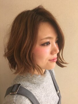 ロンド 銀座(Lond) ラフな動き♪可愛くなりすぎないクールボブ 担当 川瀬賢翁