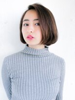 リリアン 青山(relian) あごラインワンカールのかきあげ大人ボブ☆relian青山