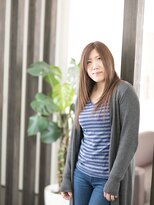 ヘアー ルーム ブラウン(hair room brown)&nbsp;ピンクベージュプラチナストレート