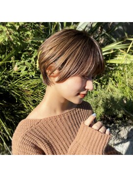 ラナ 渋谷(Lana) 【Chill】大人かわいい季節のピンクベージュクールショートボブ